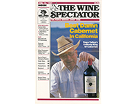1984 Wine of the Year by Wine Spectator magazine cover
