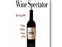 1990 Wine of the Year by Wine Spectator magazine cover