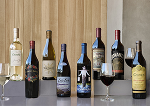 Caymus Family of Wine Lineup of Bottles
